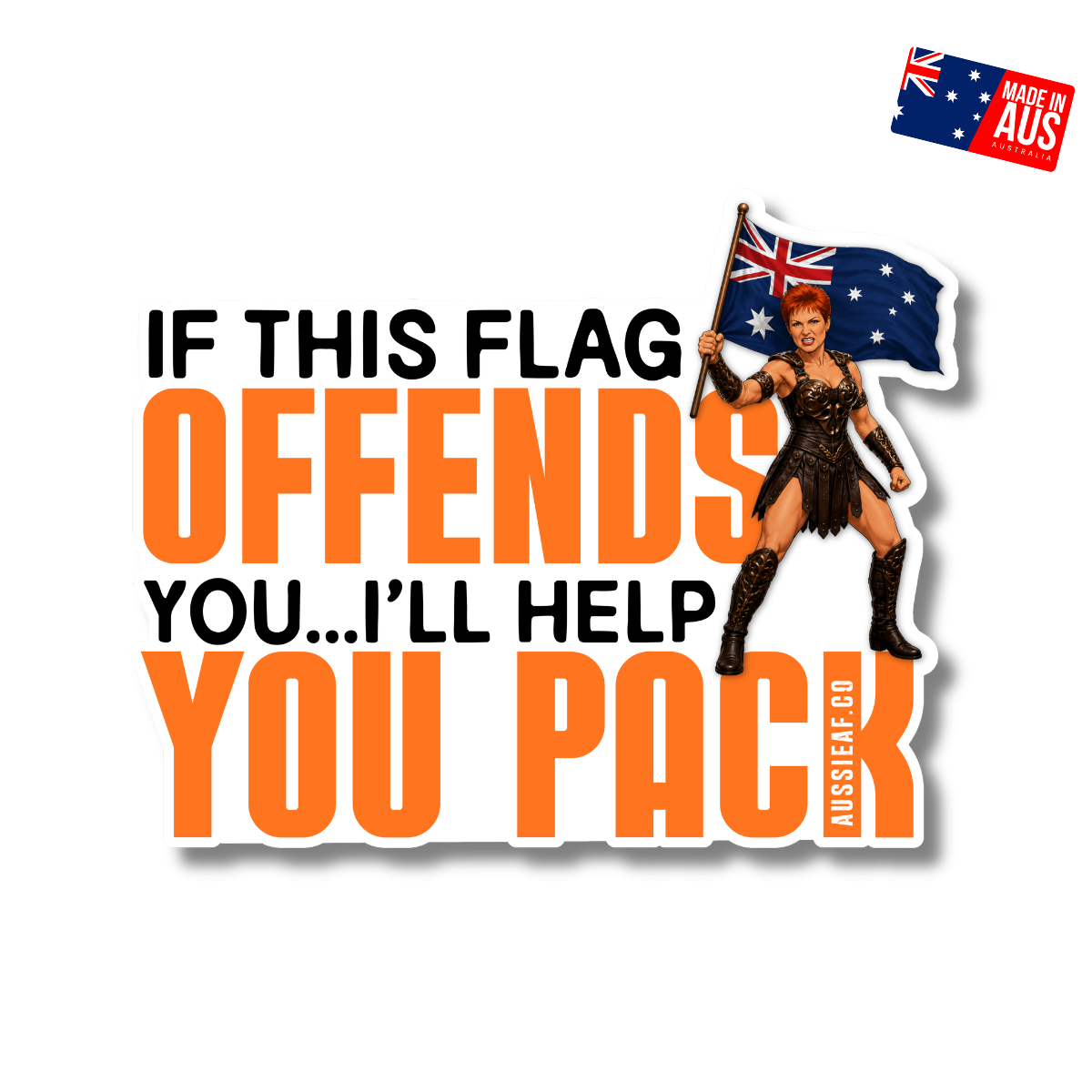 If This Flag Offends UV Vinyl Sticker [Limited Edition]