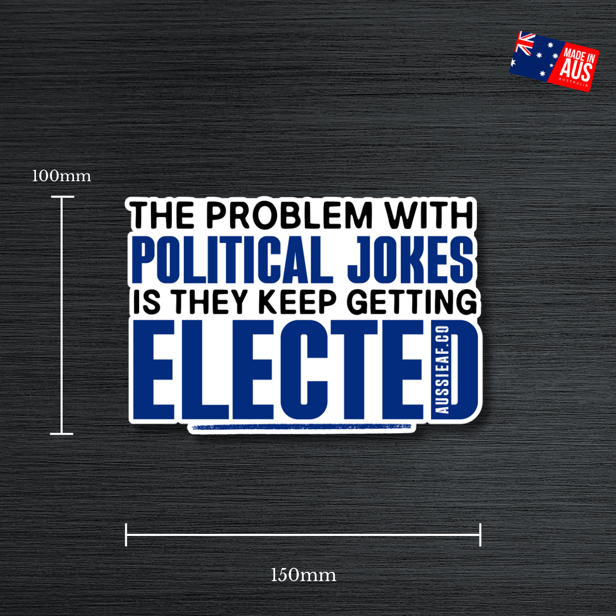 Political Jokes [ New ] - UV Vinyl Sticker [Limited Edition]