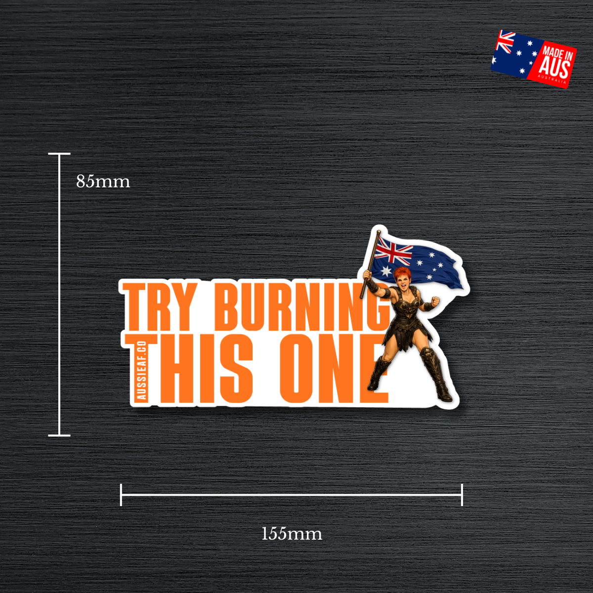 Try Burning This One UV Vinyl Sticker [Limited Edition]