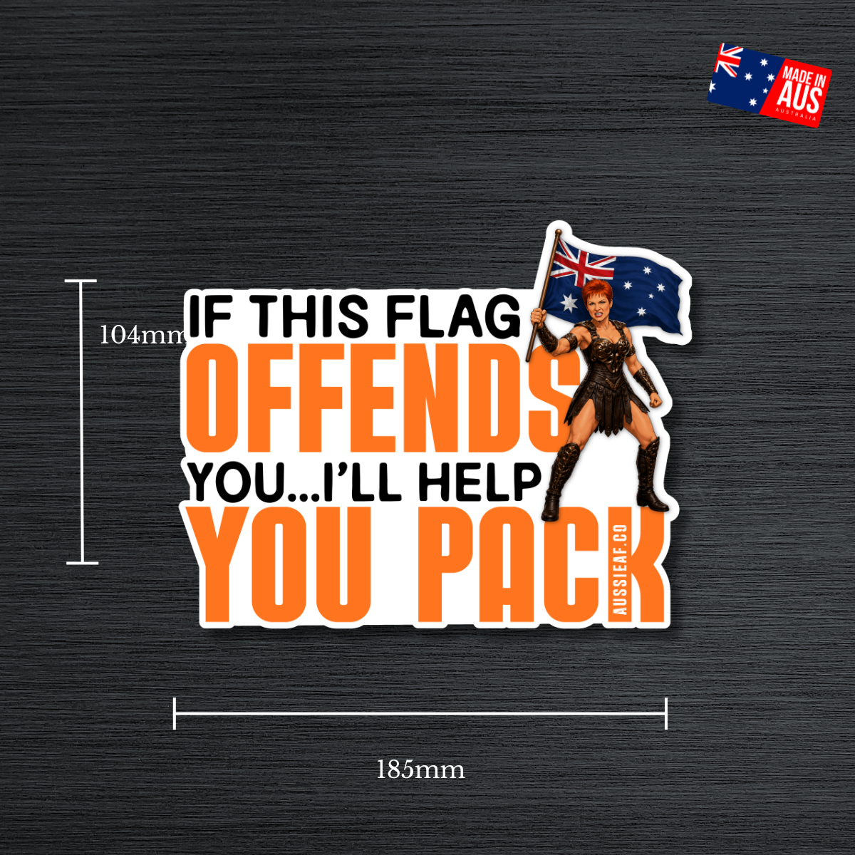 If This Flag Offends UV Vinyl Sticker [Limited Edition]