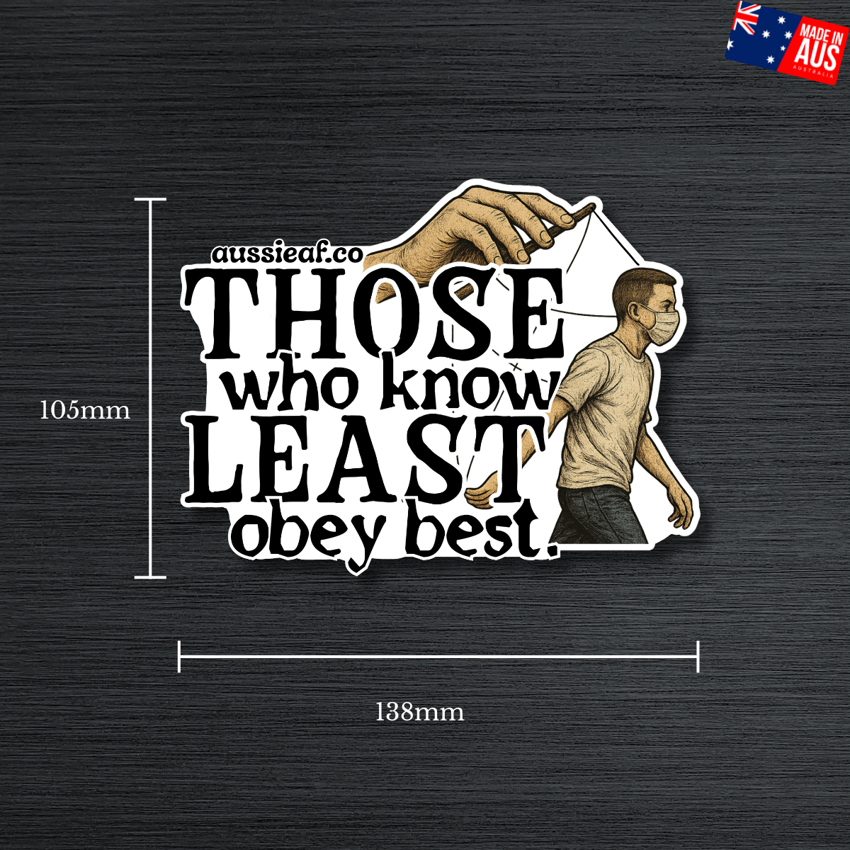 Those Who Know Least UV Vinyl Bumper Sticker [Limited Edition]