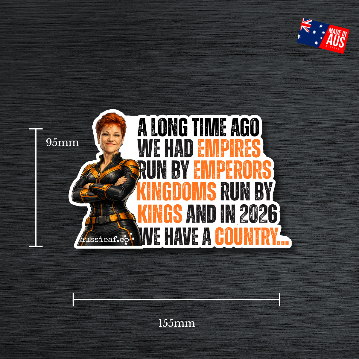 In 2026 We Have a Country... UV Vinyl Sticker [Limited Edition]