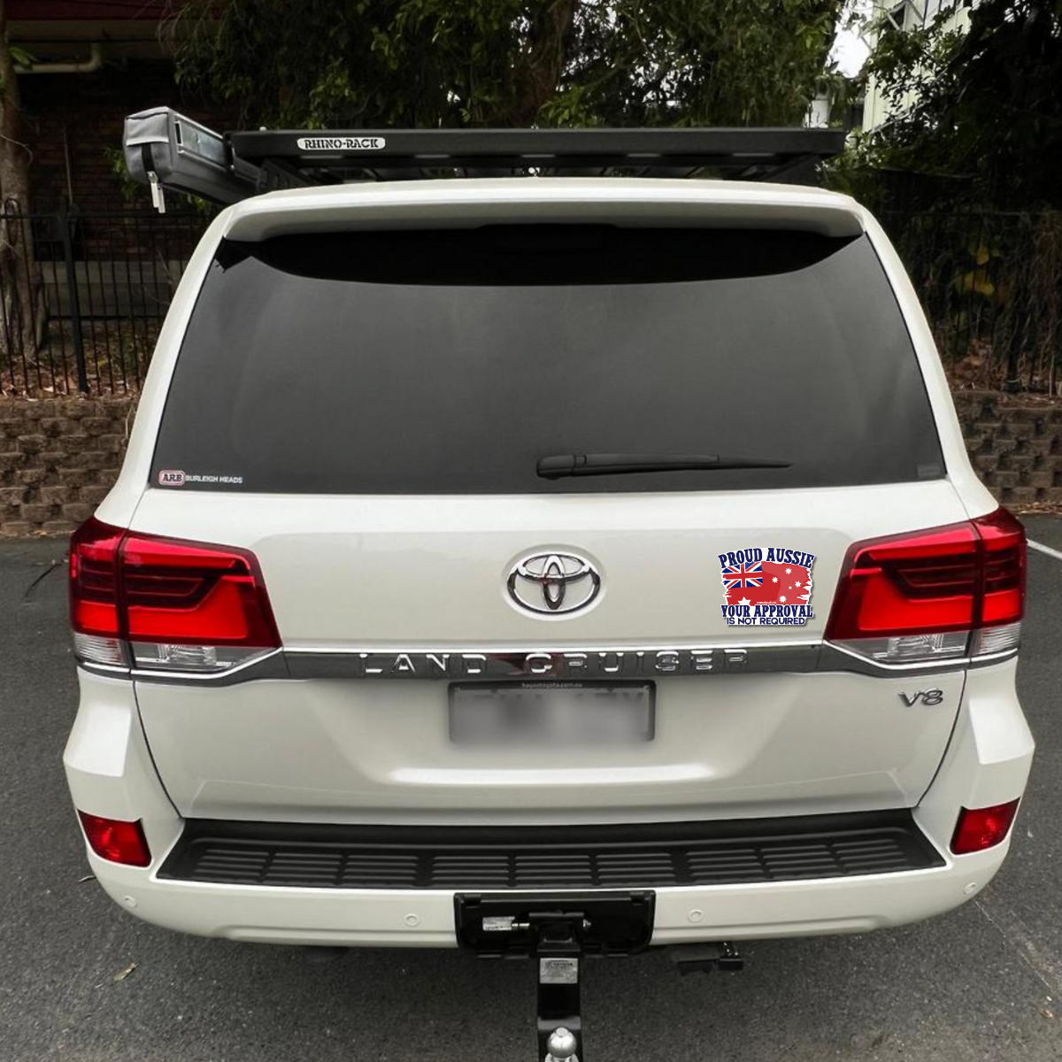 Proud Aussie Red Duster UV Vinyl Bumper Sticker [Limited Edition]