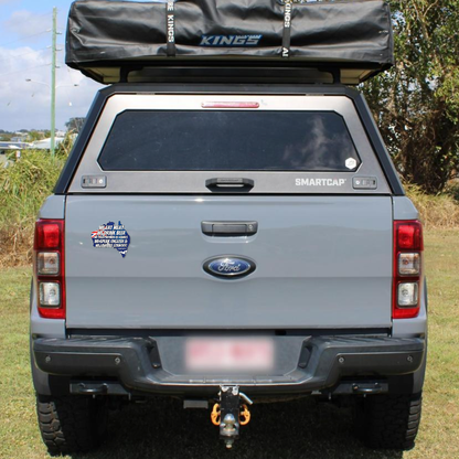 We Love Our Country Australian Flag Statement Car Bumper Sticker