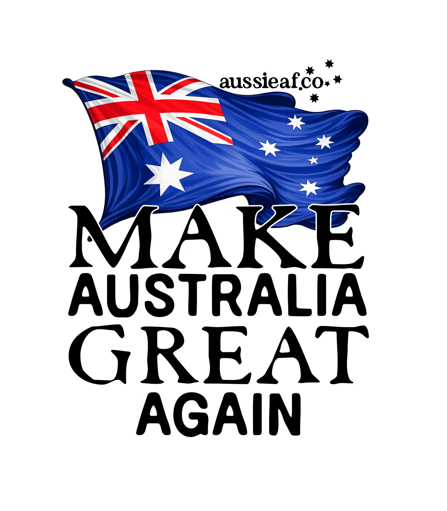 Make Australian Great Again Australian Flag UV Vinyl Bumper Sticker [Limited Edition]