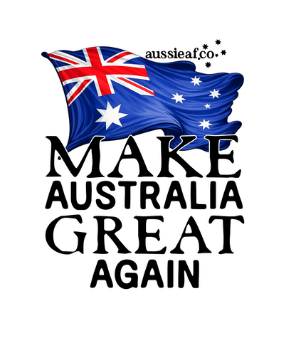 Make Australian Great Again Australian Flag UV Vinyl Bumper Sticker [Limited Edition]
