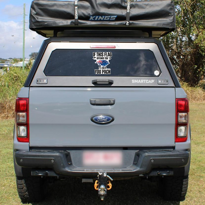 If This Flag Offends You Australian Flag Car Bumper Sticker